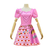 Bridget Queen of Hearts Dress Descendants: The Rise of Red Cosplay Costume Halloween Suit
